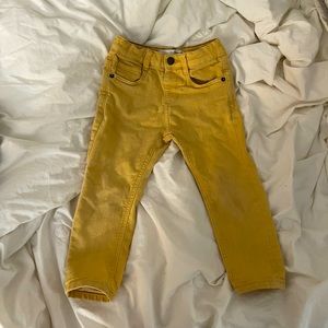 Yellow Zara pants